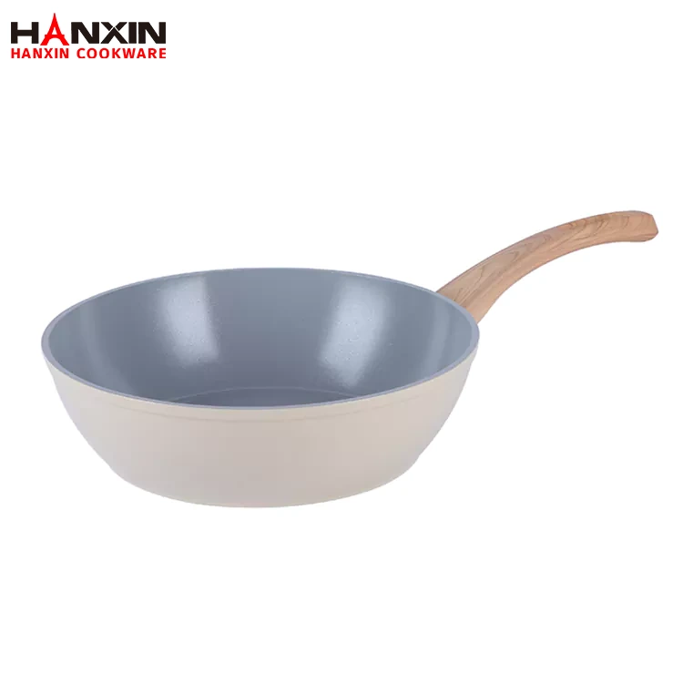 एल्यूमिनियम सिरेमिक इंडक्शन बॉटम डीप फ्राई पैन