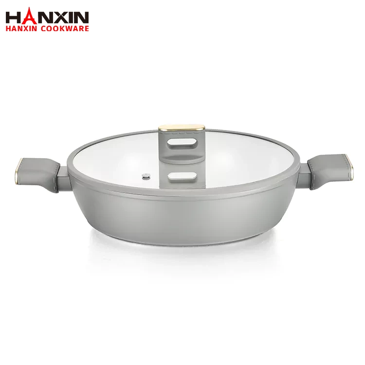 एल्यूमिनियम नॉन-स्टिक ग्रेनाइट कोटिंग सॉट पैन