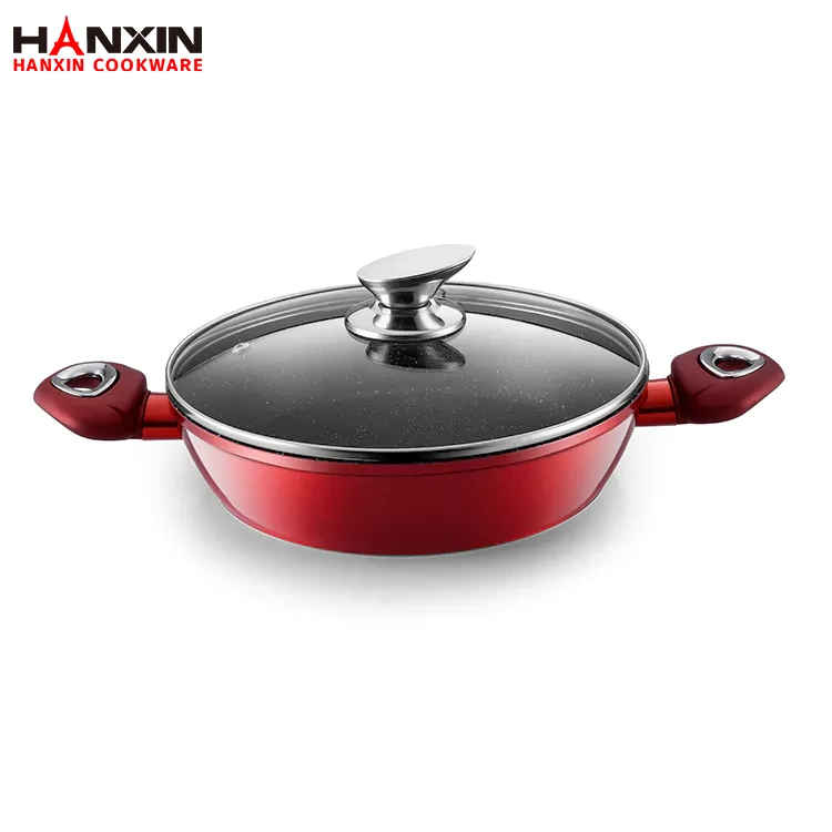 एल्यूमिनियम नॉन-स्टिक मार्बल कोटिंग सॉट पैन