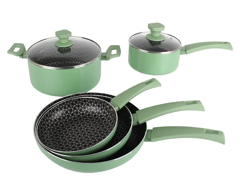 Aluminum Pressed Non-Stick Cookware Set