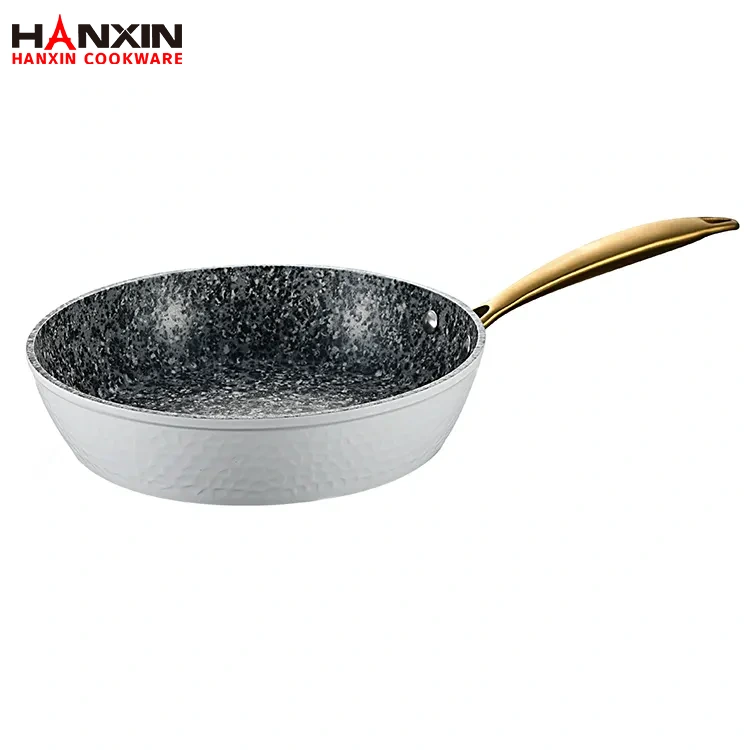 Aluminum Non-Stick Granite Coating Deep Fry Pan