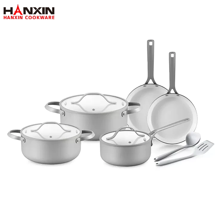 Aluminum Ceramic CD Bottom Cookware Set