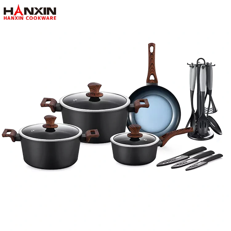 Aluminum Ceramic Induction Bottom Cookware Set