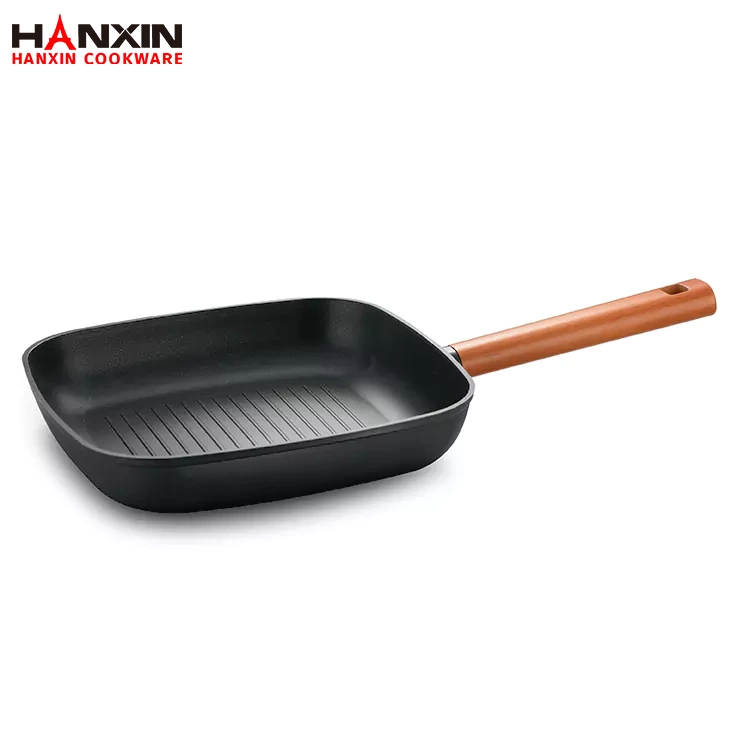 Aluminum Ceramic Induction Bottom Grill Pan